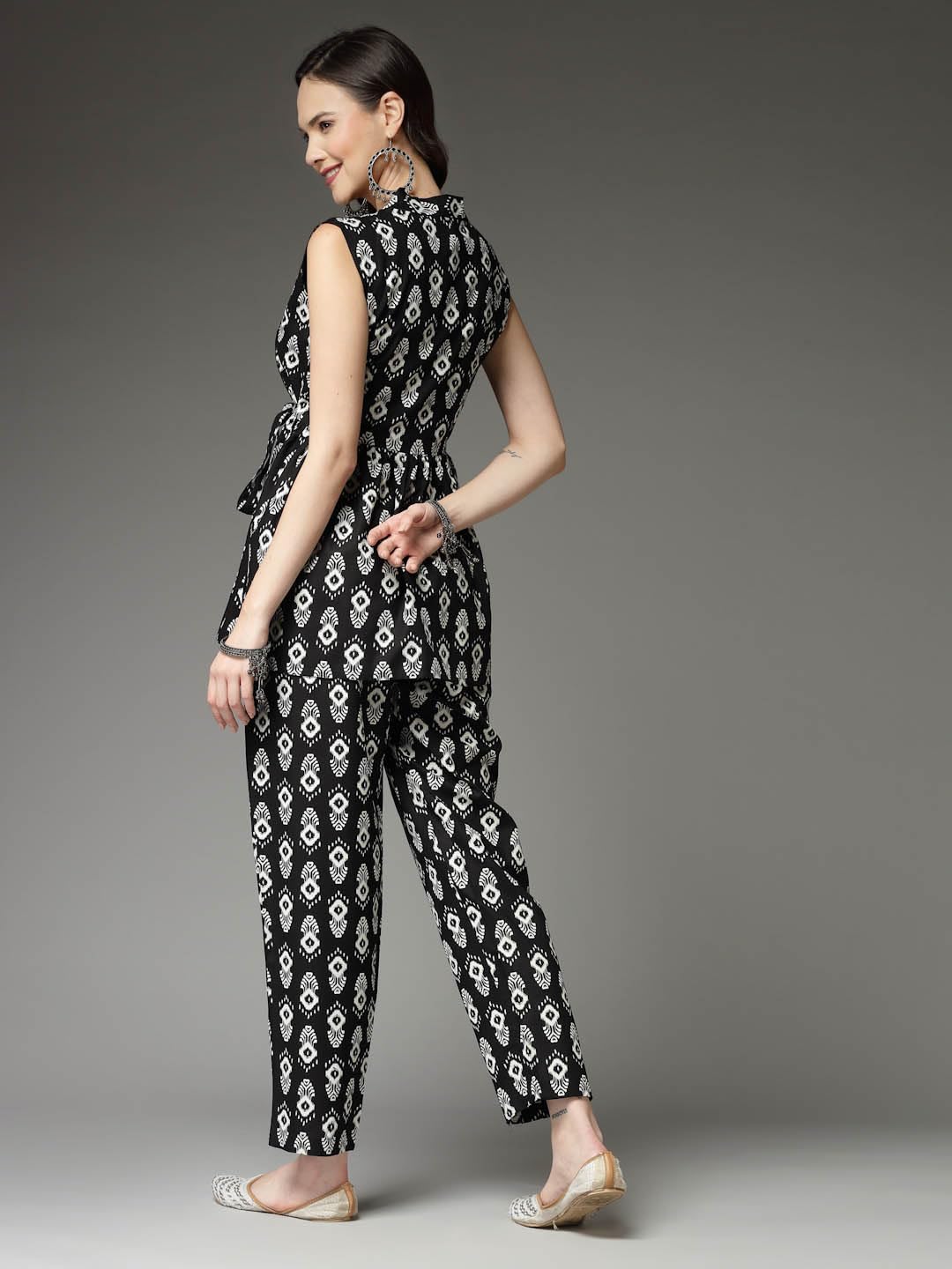 Women's Printed Rayon Kurti Pant set