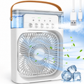 Portable Humidifier Air Cooler Mist Fan - Mini Cooler for Home & Kitchen