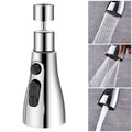 Urban Elegance 360 Degree Movable Faucet Aerator (3 Mode Jet X-CROSS Eco-Mist) Dynamic ABS Dual Flow Kitchen Sink Faucet Shower Sprayer (Pack of 1)